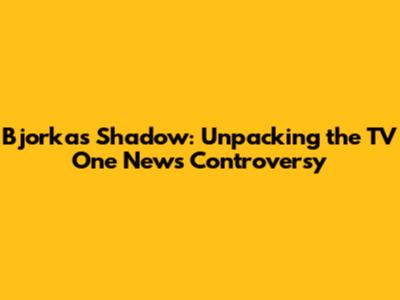 Bjorka's Shadow: Unpacking the TV One News Controversy