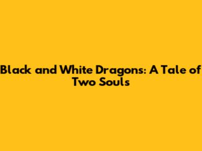 Black and White Dragons: A Tale of Two Souls