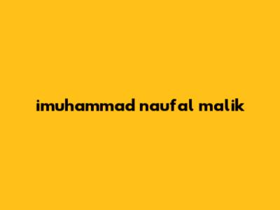imuhammad naufal malik
